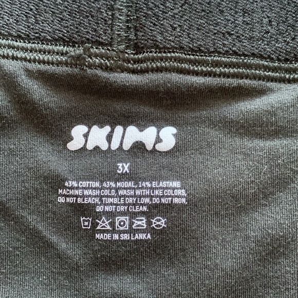 SKIMS Mens 5" Cotton Stretch Boxer Brief Underwear Black Onyx 3X XXXL Modal - Picture 3 of 6